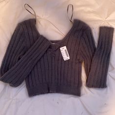 So Soft, Very Cute Perfect For Colder Weather. Never Been Worn Brand New! Blue/Gray Color Gray Cropped Top For Winter, Blue Gray Color, Cropped Sweater, Colorful Sweaters, Blue Gray, Cold Weather, Blue Grey, Gray Color, Color Blue