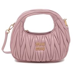 Miu Miu Handbag Shoulder Bag Wonder Matelasse Leather Pink Brand Name: Miumiu Color: Alabastro Material (Fabric And Yarn) Genuine Leather Miu Miu Handbags, Miu Miu Bag, Pink Brand, Miu Miu, Pink Color, Genuine Leather, Bag Lady, Yarn, Wonder