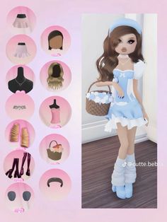 the doll has many different outfits and accessories