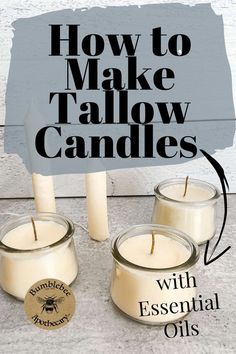 If you’re a fan of tallow, you’ll want to know how to make tallow candles with essential oils. No more need for buying expensive candles or candles with harmful chemicals. Extra candles are great for when you need a last minute gift. I love bringing a homemade candle as a hostess gift or to add to a gift basket during the holidays. Make Tallow, Tallow Recipe, Tallow Candles, Candles With Essential Oils, Homemade Gift Idea, Expensive Candles, Homemade Candle, Long Lasting Candles, A Gift Basket