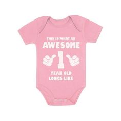 Commemorate your baby boy's first trip around the sun with our adorable First Birthday Outfit. This cute bodysuit, adorned with a playful "One" design, makes for the perfect gift to celebrate this special milestone. It's not only a fun outfit for his big day but also a wonderful keepsake for years to come. Made with high-quality materials, it's designed to keep your baby comfortable throughout all the birthday celebrations. Easy to clean and durable, it stands up to all the wear and tear a one-y Gifts For Baby Boy, Birthday Boy Outfit, Birthday Bodysuit, Outfit For Boys, Gifts For Baby, First Birthday Outfit, 1st Birthday Gifts, First Birthday Outfits, One Year Old