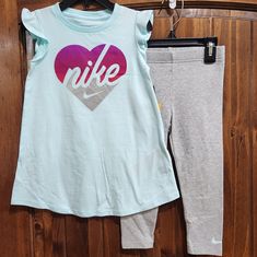 Nwt Bin Sl.K S Light Blue Casual Sets For Playwear, Purple Cotton Playwear Sets, Nike Blue Playtime Sets, Casual Purple Sleeveless Sets, Nike Blue Cotton Sets, Nike Blue, Kids Nike, Matching Sets, Blue Purple