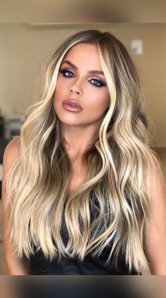 Golden Blonde Hair Color Ideas, Green Eyes Blonde Hair, Cool Blonde Hair Colour, Golden Blonde Hair Color, Blonde Hair Makeup, Golden Blonde Hair, Cool Blonde Hair, Blonde Hair Color Ideas, Golden Hair