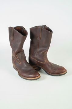 Red Wing Pecos Western Work Red/Brown Leather Boots Shoes  Excellent condition Size 41 All parcels with tracking number Ask if you have questions Check my other items Please leave feedback once you have received your item so I know it has arrived at you safely Red Leather Boots For Ranch, Red Wing Pecos, Brown Western Work Boots Goodyear Welted, Red Wing 877 Boots, Red Wing Boots Blue, Red Wings Boots, Western Work, Leather Boot Shoes, Brown Leather Boots