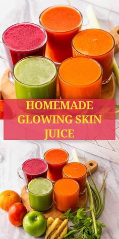 homemade glowing skin juice is the best way to brighten up your skin this summer