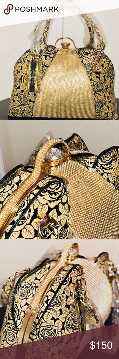 New Legacy Queen Rhinestone Handbag Mesmerizing Sonassa Bags Rhinestone Handbags, Duffle Bag, Queen, Handbags, Fashion Tips, Fashion Trends, Fashion Design, Clothes Design, Women Shopping