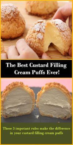 the best custard filling cream puffs ever