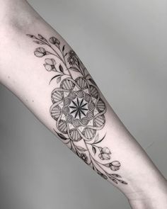 Dna Tatoos, Dna Flower Tattoo, Tattoo Fixes, Word Tattoo Ideas, Word Tattoo, Prison Tattoos, Sacred Geometry Tattoo, Geometry Tattoo, Upper Arm Tattoos