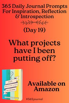 Follow this board for 31 free daily writing journal prompts from the 365 Question a Day Four-Year Journal for Inspiration, Reflection & Introspection. Answer questions in as little as 5-minutes a day. Full journal available on Amazon.