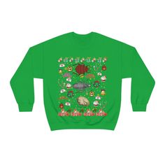 Ugly Christmas Sweater for nurses. This is UNISEX Gildan 18000, Heavy Blend Crewneck Sweatshirt PROCESSING TIME The processing time is 5-7 business days. During holidays, please expect delays as the number of orders are slightly higher than usual. Please allow 7-10 business day for shipping.       Please note that business days may not include weekends or public holidays EXCHANGE/RETURN Since all of our products are made to order, WE DO NOT OFFER RETURNS OR EXCHANGES ON SIZING ISSUES. However, if there are any major issues please message us and we will do our best to keep you smiling from ear to ear. :) * 50% Cotton 50% Polyester * Medium-heavy fabric (8.0 oz/yd² (271.25 g/m * Loose fit *Turn garment inside out. Wash and dry normally (on cool for best results). Do not dry clean. Do not iro Ugly Christmas Sweater Nurse, Nurse Sweater, Bed Bug, Nurse Gifts, Ugly Christmas, Christmas Sweater, Heavy Fabric, Cute Stickers, Being Ugly