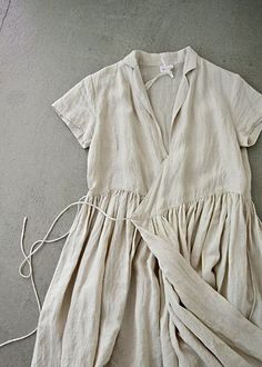 Minimal Stil, Linen Wrap Dress, Boho Styl, Ropa Diy, Pusheen, Mode Vintage, Korean Outfits, Mode Inspiration, Linen Dresses