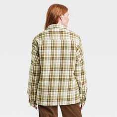 Designed with an ombre plaid pattern that’s ultra hip, the Houston White Adult Plaid Shacket sees you stylishly through cold days and cool weekends. A four-pocket front carries the classic workman style, with a roomy cut made for easy layering and a 100% recycled polyester lining inside for added warmth. Great as a rugged layer with a crewneck or turtleneck, or wear it with a button-down for a finesse-meets-outdoors look. Barber and designer Houston White grew up in North Minneapolis, where he s Plaid Shacket With Pockets For Spring, Spring Plaid Shacket With Pockets, Utility Shacket For Outdoor Fall Use, Fall Workwear Shacket With Multiple Pockets, Fall Utility Shacket With Multiple Pockets, Plaid Shacket With Button Closure For Work, Plaid Shacket For Spring Workwear, Utility Shacket With Multiple Pockets For Fall, Utility Shacket With Side Pockets For Fall