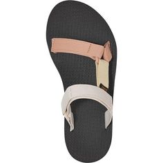 What do you get when you take the heel strap off your go-to adventure sandals? The Universal Slide Women's Sandal. This is the sandal of choice for beach bums and flip-flop aficionados who'd like a firmer fit. The EVA midsole and abrasion-resistant rubber outsole boost this slide's all-day comfort and beachside traction. Adventure Sandals, Slides Women, Beach Bum, Strap Heels, Flip Flop, Slide Sandals, Access Denied, Womens Sandals, Flip Flops