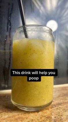 this drink will help you poop