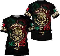 Unleash Unmatched Style and Comfort with Our Premium Mexico 3D Shirts & Hoodies Dive into the world of unmatched quality and vibrant design with our premiumMexico 3D shirts and hoodies. Designed for those who don't compromise on comfort and style, each piece is a blend of superior polyester fabric, offering durability and a soft touch against the skin. Our advanced high-definition heat-dye application guarantees that each garment retains its vivid colors and dynamic prints, making it a perfect c Mexican T Shirts Design, Mexican Jersey, Mexican Shirts For Men, Mexican Gothic, Mexican Tshirt, Mexican Flag Shirt, Mexico Soccer Shirt, 3d Shirts, Mexican Eagle