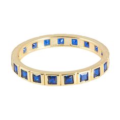 Square Band in Sapphire Lips Ring, Read My Lips, Evil Eye Ring, Lip Ring, Square Stud, Eye Ring, Cartier Love Bracelet, Keep It Simple, Gold Plated Silver