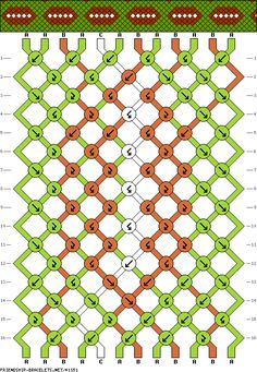 an image of a knitted pattern with different colors