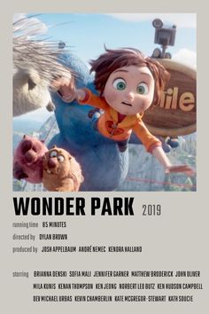 the movie poster for wonder park