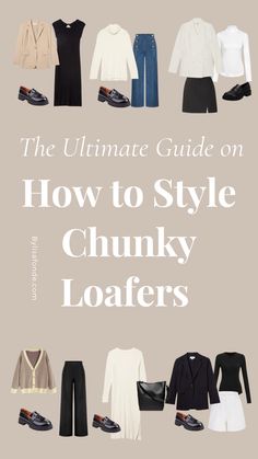 The ultimate guide on how to wear black chunky loafers + the cutest outfit ideas for women. How to style chunky loafers women. Black chunky loafers outfit winter. Black chunky loafers outfit summer. Black chunky loafers outfit work. Black chunky loafers outfit casual. Heel Loafers Outfit Style, Black Blazer And Loafers Outfit, Penny Loafers For Women Outfits Fall, Black Penny Loafers Women Outfit, Styling Black Chunky Loafers, Chunky Loafers Wide Leg Jeans, Styles With Loafers Women, Chunky Loafer Outfits Women Work, Chunky Loafers Outfit Modest