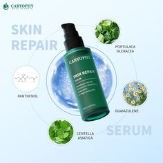 Serum cấp ẩm và phục hồi từ Caryophy Skin Repair giúp tái tạo và phục hồi da hiệu quả Ad Layout, Cosmetic Creative, Ads Creative Advertising Ideas, Social Media Branding Design, Social Templates, Cosmetics Photography, Beauty Clinic, Beauty Products Photography