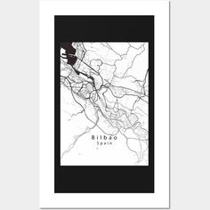 Minimalistic map design fitting for everyone who loves Bilbao-Spain. For all travelers, locals and Bilbao lovers. -- Choose from our vast selection of art prints and posters to match with your desired size to make the perfect print or poster. Pick your favorite: Movies, TV Shows, Art, and so much more! Available in mini, small, medium, large, and extra-large depending on the design. For men, women, and children. Perfect for decoration. Spain City, Guggenheim Museum Bilbao, Bilbao Spain, Guggenheim Museum, Map Wall, City Maps, Map Design, White Wall, Bilbao