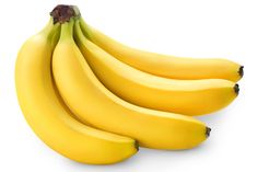 a bunch of bananas sitting on top of each other in front of a white background