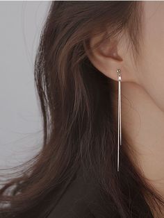 Long Chain Earrings, Formal Jewelry, Long Tassel Earrings, Prom Jewelry, Tassel Drop Earrings, Classy Jewelry, Fancy Jewelry, Threader Earrings, Girly Jewelry