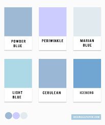 the shades of blue and purple are shown in this color palette, which is also available for