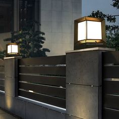 "Modern Solar Fence Post Lights LED Outdoor Deck Post Lights Pillar Light Garden Lights Outside Lights Landscape Lighting Backyard Lights" Pillar Lamps Outdoor, Post Lights Outdoor, Garden Pillar, Outdoor Light Bulbs, Patio Fence, Outdoor Landscape Lighting, Outside Patio, Solar Lamp, Well Decor