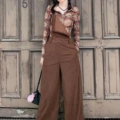 Brand New With Tags! Brown Overalls Outfits, Brown Overalls, Overalls Outfits, Corduroy Jumpsuit, Semi Formal Attire, Denim Overalls Shorts, Corduroy Overalls, Brown Corduroy, Overalls Women