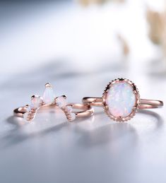 Opal Ring Opal Stacking Ring Set Rose Gold Opal Ring Silver Opal Ring Oval White Fire Opal Engagement Ring October Birthstone Opal Jewelry Unique wedding set,perfect as engagement/wedding ring, birthday or anniversary gift, etc. Engagement Ring ❀gemstone is 8x10mm oval cut lab-created white fire opal❀ ❀925 Sterling Silver,Rose/White/Yellow Gold Plated❀ ❀14/18k Solid White/Rose/Yellow gold❀ Wedding Band ❀Crown curve lab created opal ❀ ❀925 Sterling Silver,Rose/White/Yellow Gold Plated❀ ❀14/18k So Oval Cabochon Moonstone Ring, Elegant Oval Opal Ring With Gemstone Accents, Oval Moonstone Ring In Fine Jewelry Style, Oval Rose Gold Opal Gemstone Ring, Rose Gold Oval Opal Gemstone Ring, Rose Gold Oval Opal Promise Ring, Oval Rose Gold Rings With Gemstone Accents, Rose Gold Oval Opal Ring, Oval Crystal Ring With Gemstone Accents