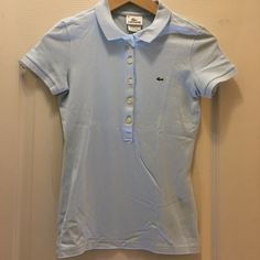 Brand New. Never Worn - Took The Tag Off. Beautiful Soft Baby Blue Color. Fitted Light Blue Casual Polo Shirt, Light Blue Casual Polo Shirt, Casual Light Blue Polo Shirt, Baby Blue Color, Baby Blue Colour, Soft Baby, Baby Soft, Shirt Color, Baby Blue