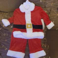 Nwt Santa Suit Santa Suits, Christmas Baby, Matching Sets, Kids Shop, Baby Clothes, Red And White, Red, Clothes, Color