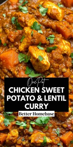 This Chicken Sweet Potato and Lentil Curry is a flavorful, nutritious, and easy-to-make dish that combines tender chicken, sweet potatoes, and creamy coconut milk with aromatic spices. Perfect for weeknights or meal prep, this one-pot recipe is ready in under 45 minutes and serves 4.