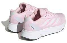 (WMNS) adidas Duramo SL Shoes 'Clear Pink' IF7877 Adidas Low-top Synthetic Running Shoes, Adidas Low-top Running Shoes With Logo, Low-top Adidas Running Shoes With Logo, Adidas Slip-on Sports Sneakers, Adidas Running Shoes With White Sole And Logo, Adidas Running Shoes With White Sole For Sports, Adidas Slip-on Running Shoes With Logo, Synthetic Sportswear Running Shoes, Adidas Slip-on Athleisure Sneakers