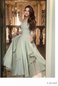 Lasaky - Chic Ballerina Maxi Dress with Spaghetti Straps Opera Dress, Simple Evening Dress, Prom Dresses Simple, Graduation Party Dresses, Strappy Maxi Dress, Fancy Dress Up, Classy Prom Dresses, Ballerina Dress, Prom Dress Inspiration