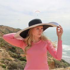 Rebecca 10" Extra-Large Brim Sun Hat for women fashionable. Floppy Beach Hat, Floppy Sun Hats