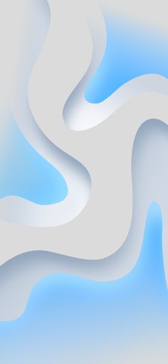 an abstract blue and white background with curves