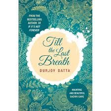 the book title for till the last breath, featuring an image of flowers and leaves