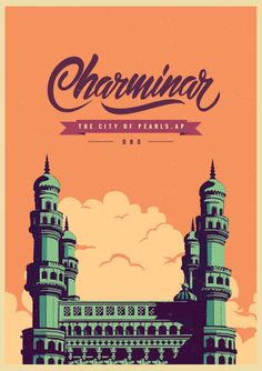 an old poster with the name charminar on it