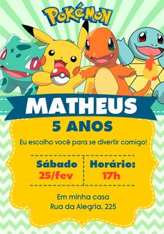 the pokemon birthday party is in spanish and english