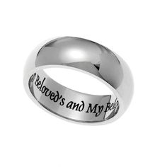 My Beloved Ring Rings 23 Joyful Sentiments Meaningful Rings, Unending Love, A Promise Ring, Family Engagement, Hidden Message, Engraved Stainless Steel, Irish Celtic, Stainless Steel Ring, Ring Engagement