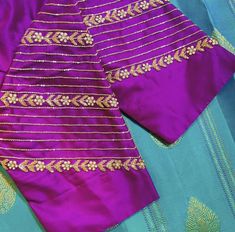 Heavy Blouses, Basic Blouse Designs, Aari Blouses, Magam Work Designs, Simple Blouses, Blouse Works