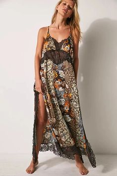 Free People Right Now Midi Slip Dress Spring V-neck Slip Dress With Contrast Lace, Chic Maxi Slip Dress With Lace Trim, Sleeveless Lace Maxi Dress With Contrast Lace, Chic Maxi-length Slip Dress With Lace Trim, Summer Maxi Slip Dress With Lace Trim, Summer Daywear Slip Dress With Lace Patchwork, Summer Slip Dress With Lace Patchwork For Daywear, Summer Lace Trim Maxi Slip Dress, Maxi Length Lace Slip Dress With Lace Trim