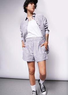 Elevate Your Summer Wardrobe with Wildfang's Essential Linen Elastic Waist Short! ☀️ Stay cool and stylish in these breezy shorts crafted from premium linen fabric. With their elastic waistband and relaxed fit, they're perfect for all-day comfort and effortless style. Whether you're lounging at the beach or exploring the city streets, these shorts will keep you looking and feeling cool. Shop now and embrace laid-back luxury with Wildfang! #Wildfang #EssentialLinenShort #SummerStyle Linen Bermuda Shorts With Built-in Shorts And Relaxed Fit, Linen Bermuda Shorts With Relaxed Fit, Relaxed Fit Linen Bermuda Shorts With Short Inseam, Casual Linen Bermuda Shorts For Day Out, Trendy Linen Shorts For Day Out, Casual Linen Shorts For Day Out, Relaxed Fit Linen Shorts For Day Out, Relaxed Fit Bermuda Shorts For Spring Loungewear, Effortless Relaxed Fit Summer Bottoms