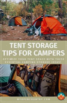 tent storage tips for campers