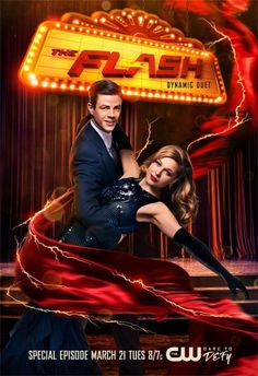 the tv poster for dancing with the stars, starring actor and dancer in front of a neon sign