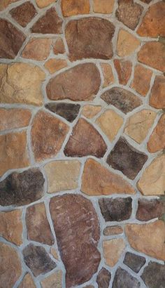 an image of a stone wall that looks like it has been made out of stones