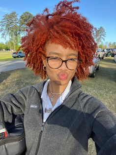 Pixie Aesthetic, Birthday Hair, Dyed Natural Hair, Copper Hair, Orange Hair, Natural Hair Color, Ginger Hair, Dream Hair, Black Girls Hairstyles