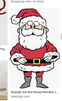 a santa clause standing with his arms crossed